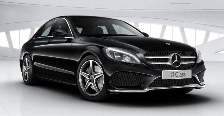 Mercedes private hire car